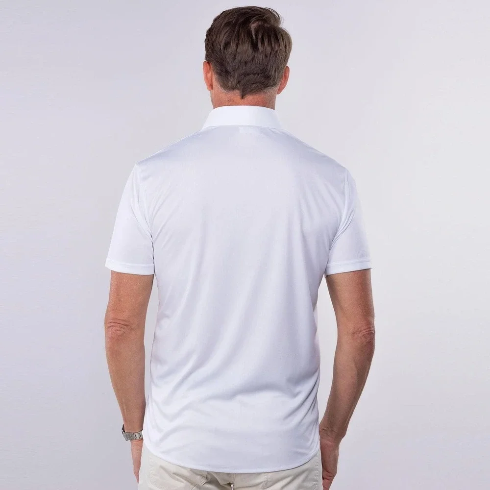 Collars & Co. NWOT Quattro Flex Short Sleeve Button Down - Size Small